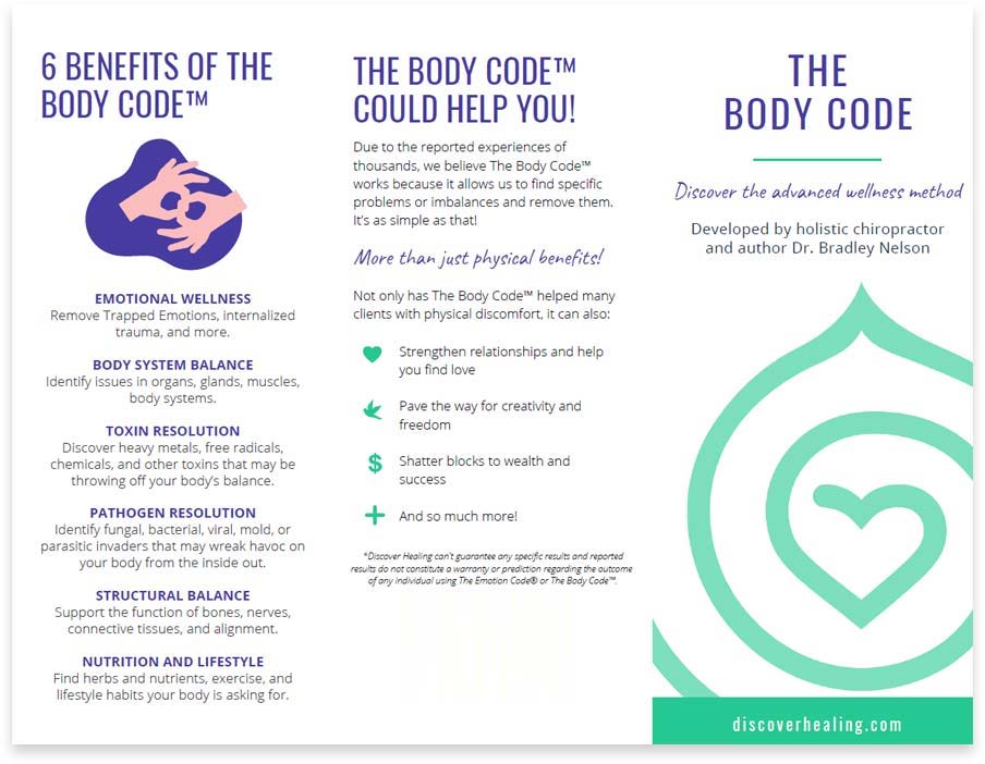 Body Code Brochure screenshot